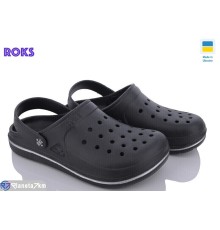Кроки дитячі на літо (8 пар р.36-41) чорний  "Roks"