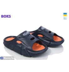 Шлепки чоловічі на літо (8 пар р.41-45) синій  "Roks"