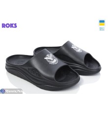 Шлепки чоловічі на літо (6 пар р.41-46) чорний  "Roks"