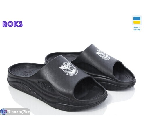 Шлепки чоловічі на літо (6 пар р.41-46) чорний "Roks" Шлепки чоловічі на літо (6 пар р.41-46) чорний "Roks"
