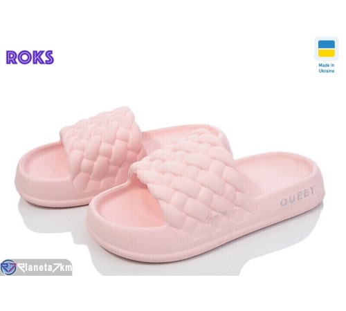 Шлепки жіночі на літо (6 пар р.36-41) рожевий "Roks" Шлепки жіночі на літо (6 пар р.36-41) рожевий "Roks"