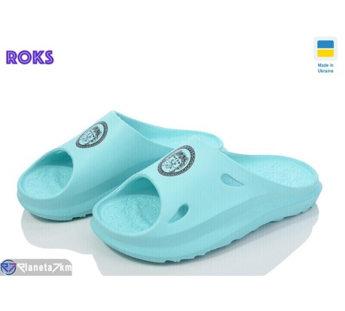 Шлепки жіночі на літо (6 пар р.36-41) зелений "Roks" Шлепки жіночі на літо (6 пар р.36-41) зелений "Roks"