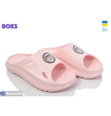 Шлепки жіночі на літо (6 пар р.36-41) рожевий  "Roks"