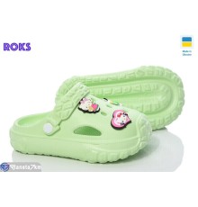 Кроки дитячі на літо (6 пар р.24-35) зелений  "Roks"