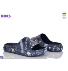 Шлепки дитячі на літо (8 пар р.36-40) синій  "Roks"