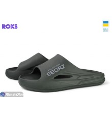 Шлепки чоловічі на літо (8 пар р.41-44) зелений  "Roks"