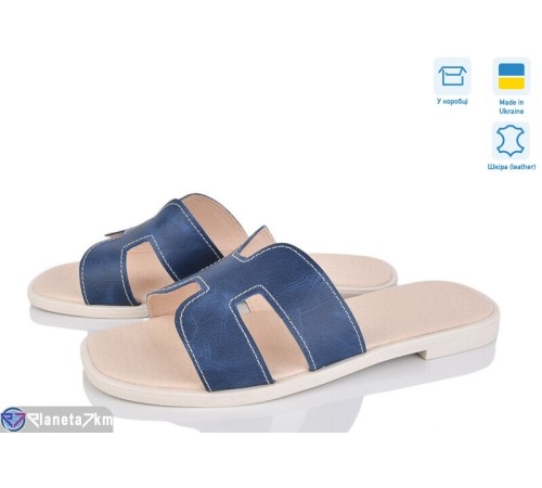 Шлепки жіночі на літо (6 пар р.36-40) синій "Speranza" Шлепки жіночі на літо (6 пар р.36-40) синій "Speranza"