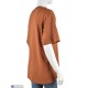 Футболка жіноча на літо (5 шт. р.сетка S-2XL) коричневий "Mirella"