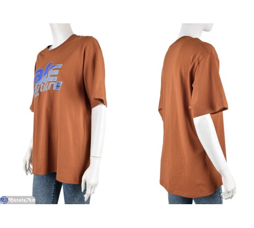 Футболка жіноча на літо (5 шт. р.сетка S-2XL) коричневий "Mirella" Футболка жіноча на літо (5 шт. р.сетка S-2XL) коричневий "Mirella"