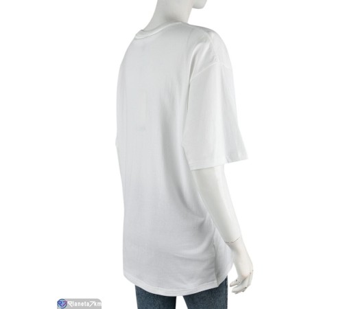 Футболка жіноча на літо (5 шт. р.сетка S-2XL) білий  "Mirella"