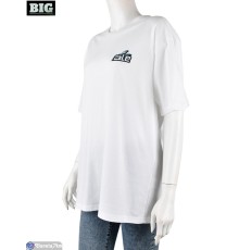 Футболка жіноча на літо (5 шт. р.сетка S-2XL) білий  "BIG"