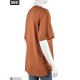 Футболка жіноча на літо (5 шт. р.сетка S-2XL) коричневий  "BIG"