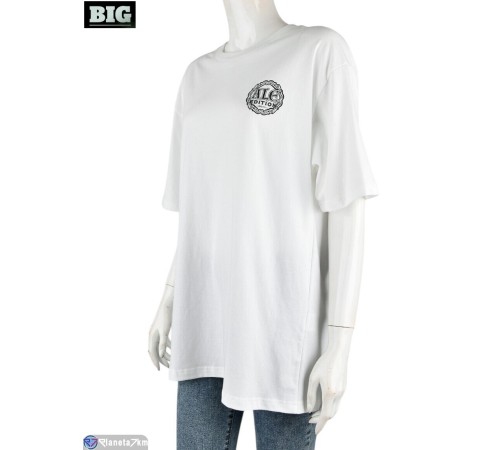 Футболка жіноча на літо (5 шт. р.сетка S-2XL) білий "BIG" Футболка жіноча на літо (5 шт. р.сетка S-2XL) білий "BIG"
