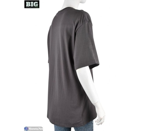 Футболка жіноча на літо (5 шт. р.сетка S-2XL) сірий "BIG" Футболка жіноча на літо (5 шт. р.сетка S-2XL) сірий "BIG"