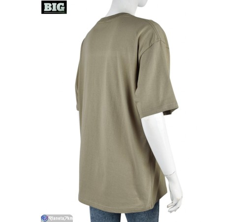 Футболка жіноча на літо (5 шт. р.сетка S-2XL) хакі "BIG" Футболка жіноча на літо (5 шт. р.сетка S-2XL) хакі "BIG"