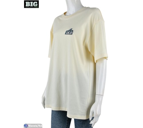 Футболка жіноча на літо (5 шт. р.сетка S-2XL) жовтий "BIG" Футболка жіноча на літо (5 шт. р.сетка S-2XL) жовтий "BIG"