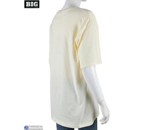 Футболка жіноча на літо (5 шт. р.сетка S-2XL) жовтий "BIG" Футболка жіноча на літо (5 шт. р.сетка S-2XL) жовтий "BIG"