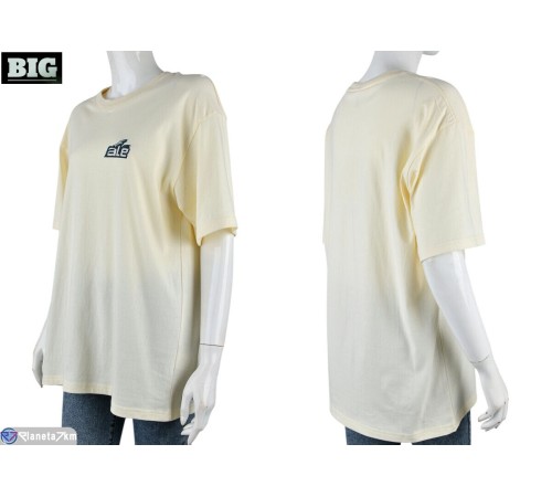 Футболка жіноча на літо (5 шт. р.сетка S-2XL) жовтий "BIG" Футболка жіноча на літо (5 шт. р.сетка S-2XL) жовтий "BIG"