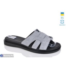 Шлепки жіночі на літо (6 пар р.36-40) сірий  "LIKA"