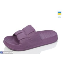 Шлепки жіночі на літо (6 пар р.36-41) бордовий  "Korka"