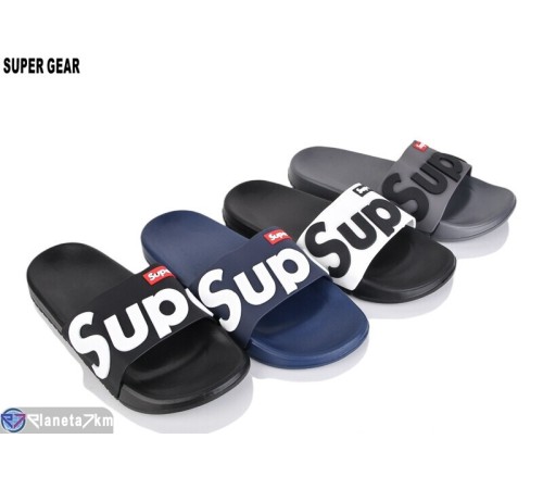Шлепки чоловічі на літо (12 пар р.40-45) мікс "Super Gear" Шлепки чоловічі на літо (12 пар р.40-45) мікс "Super Gear"