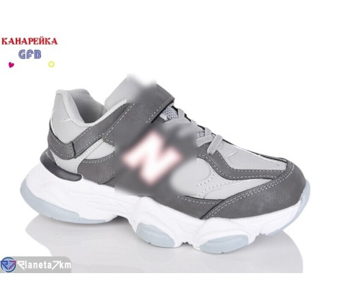 Дитячі кросівки на весну/осінь (8 пар р.32-37) сірий "GFB-Канарейка" Дитячі кросівки на весну/осінь (8 пар р.32-37) сірий "GFB-Канарейка"