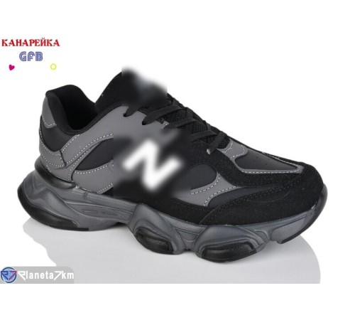 Кросівки на весну/осінь (8 пар р.36-41) чорний "GFB-Канарейка" Кросівки на весну/осінь (8 пар р.36-41) чорний "GFB-Канарейка"