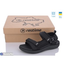 Босоніжки жіночі на літо (24 пар р.36-41) чорний  "Restime"