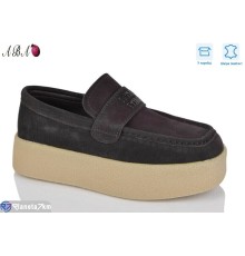 Туфлі жіночі на весну/осінь (8 пар р.36-40) коричневий  "Aba"