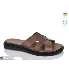 Шлепки жіночі на літо (6 пар р.36-40) коричневий  "LIKA"