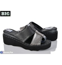 Шлепки жіночі на літо (8 пар р.36-41) бронзовий  "BIG"