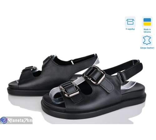 Босоніжки жіночі на літо (8 пар р.36-40) чорний  "STELUSA"
