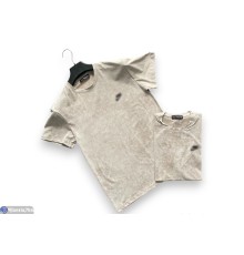 Футболка чоловіча на літо (5 шт. р.сетка S-2XL) бежевий  "Peton"