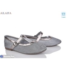 Балетки жіночі на літо (8 пар р.36-41) срібний  "Latifa"
