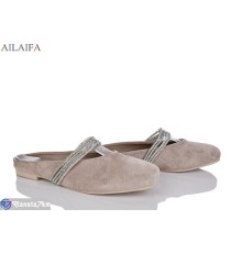 Шлепки жіночі на літо (8 пар р.36-41) коричневий  "Latifa"