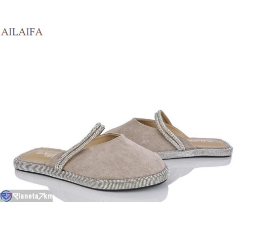 Шлепки жіночі на літо (8 пар р.36-41) коричневий "Latifa" Шлепки жіночі на літо (8 пар р.36-41) коричневий "Latifa"