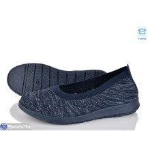 Сліпони жіночі на літо (8 пар р.37-42) синій  "Mirella"