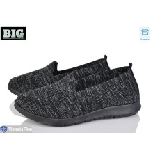 Сліпони жіночі на літо (8 пар р.37-42) чорний  "BIG"