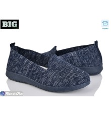 Сліпони жіночі на літо (8 пар р.37-42) синій  "BIG"