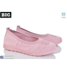 Сліпони жіночі на літо (8 пар р.37-42) рожевий  "BIG"