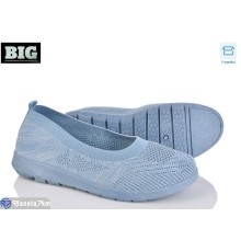 Сліпони жіночі на літо (8 пар р.37-42) синій  "BIG"