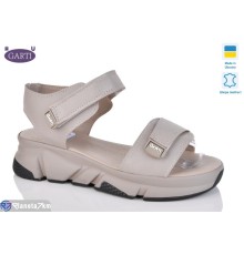 Босоніжки жіночі на літо (6 пар р.36-40) коричневий  "Garti"