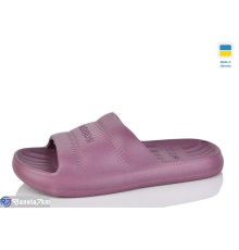 Шлепки жіночі на літо (8 пар р.37-40) фіолетовий  "LOTTOS"