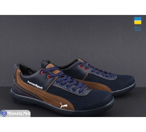 Кросівки чоловічі на весну/осінь (8 пар р.40-45) синій "OLLA" Кросівки чоловічі на весну/осінь (8 пар р.40-45) синій "OLLA"