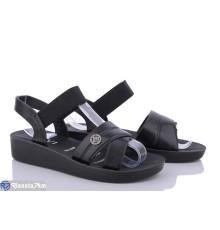 Босоніжки жіночі на літо (8 пар р.36-41) чорний  "Normashoes"