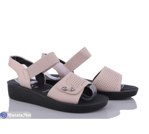 Босоніжки жіночі на літо (8 пар р.36-41) бежевий  "Normashoes"