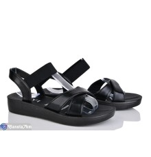 Босоніжки жіночі на літо (8 пар р.36-41) чорний  "Normashoes"