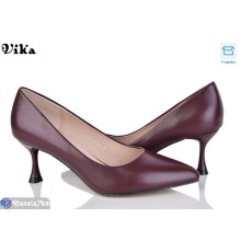 Туфлі жіночі на весну/осінь (6 пар р.36-40) бордовий  "Vika"