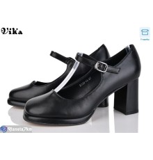 Туфлі жіночі на весну/осінь (6 пар р.36-40) чорний  "Vika"