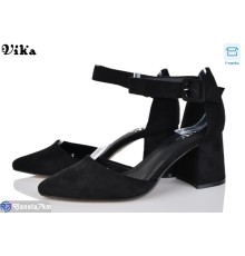 Туфлі жіночі на літо (6 пар р.36-40) чорний  "Vika"